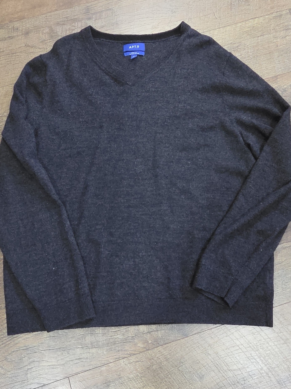 Apt. 9 Men's Gray Crewneck Sweater